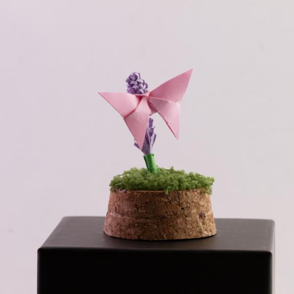 Vlinder op lavendel - Origamini